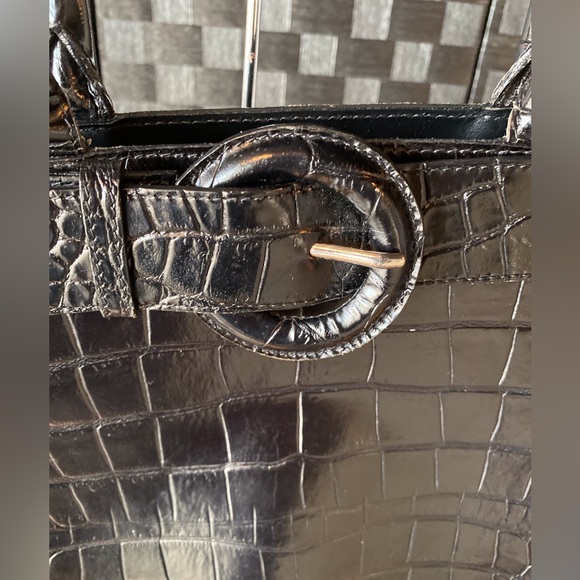Furla Black Embossed Bag - Picture 11 of 15